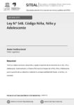 LEY 548 CÓDIGO DE NNA